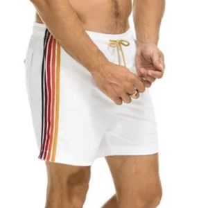 New AVIATOR NATION men’s 5 stripe flex shorts size 29 swim trunks